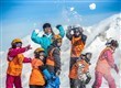 Children playing in the snow.