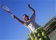 tennis instructor in action in lakitira